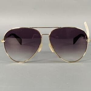 RAG & BONE Silver Metal Aviator Sunglasses